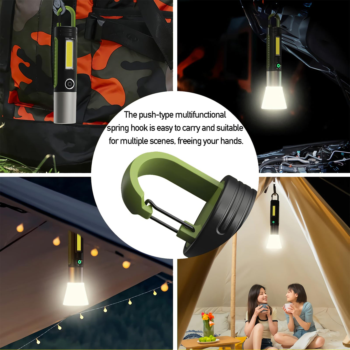 TS-FL1196 Linterna de emergencia recargable