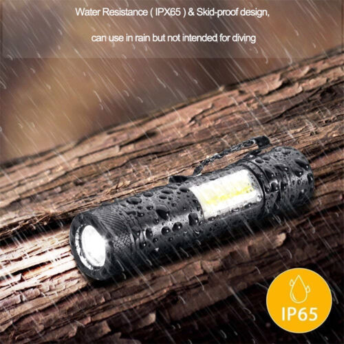 TS-FL1198 Linterna LED de Alta Potencia con Zoom y 4 Modos de Luz