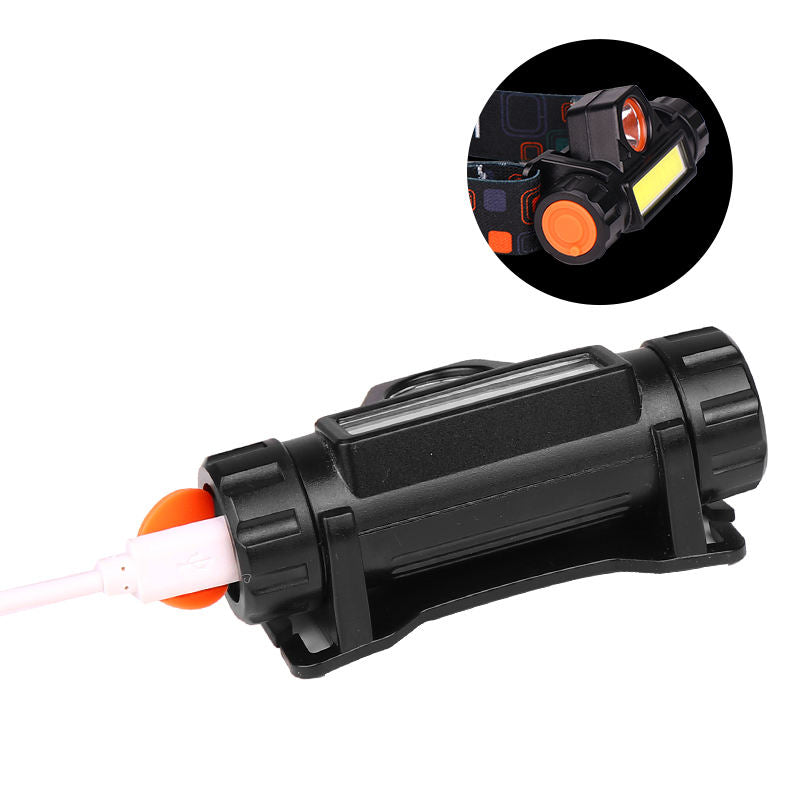 TS-HL098 Mini linterna frontal con batería integrada