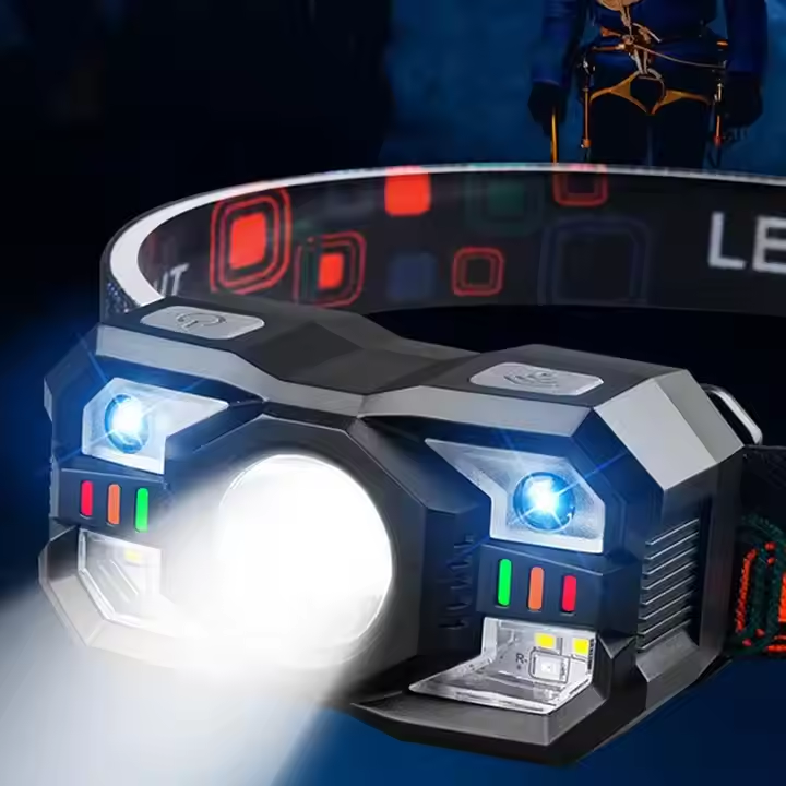 TS-HL196 Linterna de cabeza para senderismo