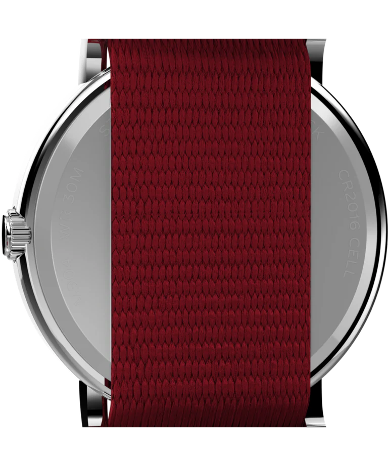 TW2R41400 Timex x Peanuts Snoopy reloj de hombre pulsera de tela 38 mm