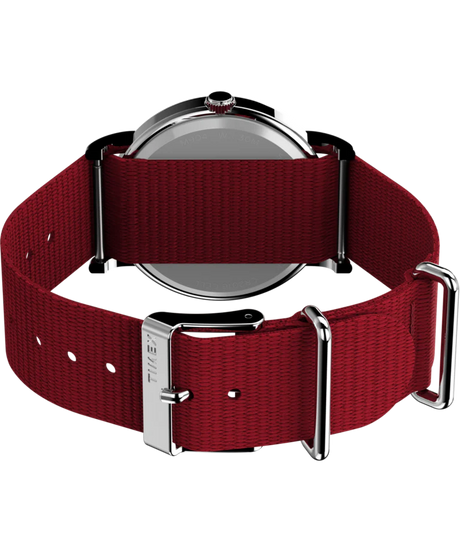 TW2R41400 Timex x Peanuts Snoopy reloj de hombre pulsera de tela 38 mm