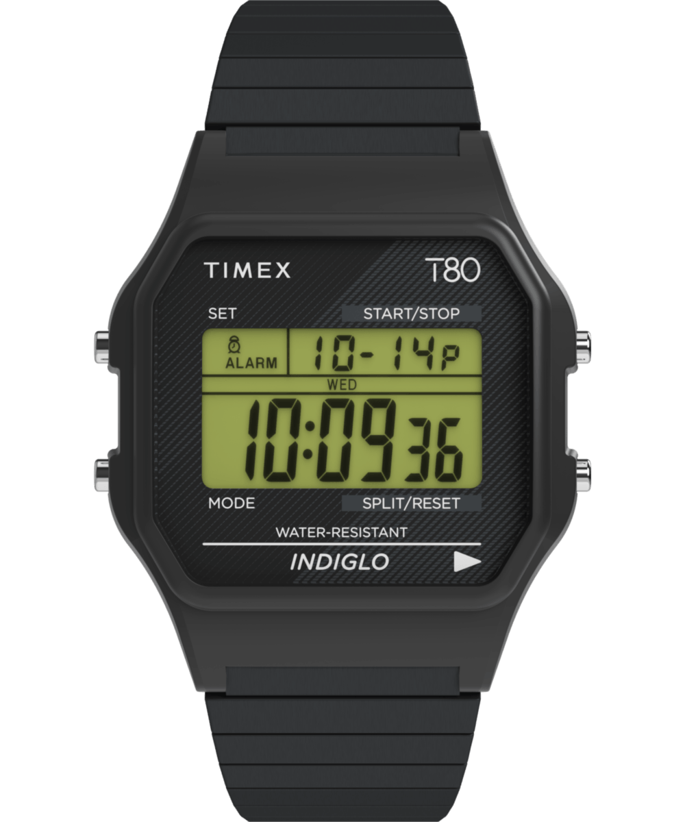 TW2R67000 Reloj Timex T80 unisex correa de acero inoxidable 34 mm