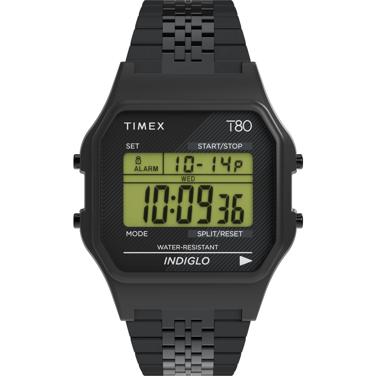 TW2R79400 Reloj Timex T80 unisex banda de metal 34 mm