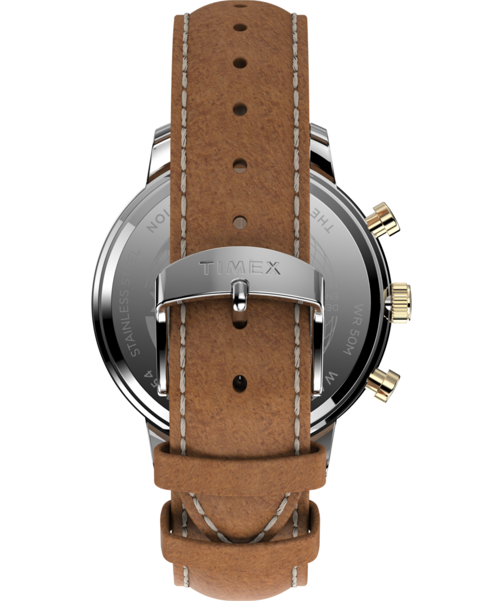 TW2U39000 Reloj Timex Chicago Cronógrafo de hombre correa de piel