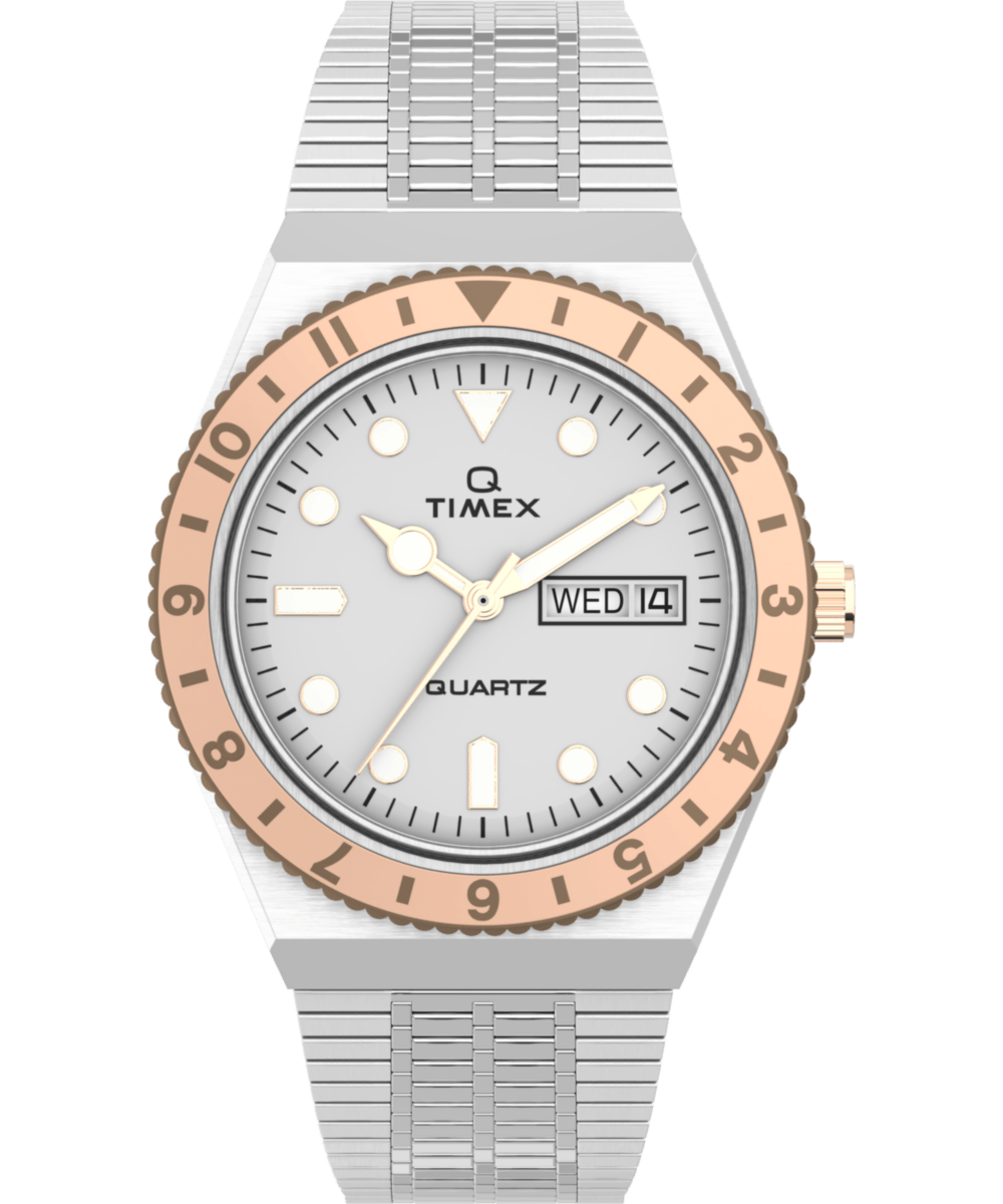 TW2U95600 Reloj Timex Q de mujer pulsera de metal 36 mm
