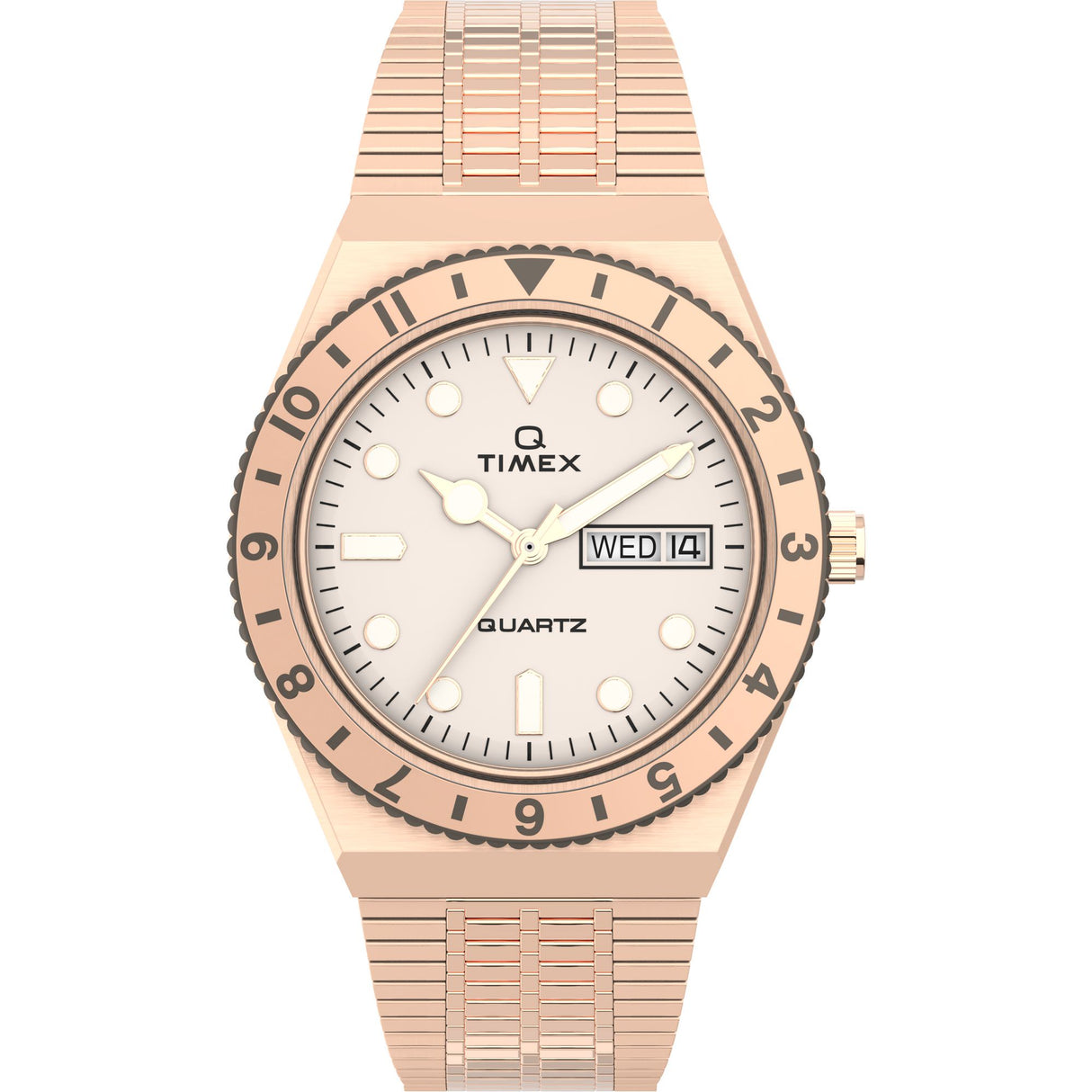 TW2U95700 Reloj Q Timex de dama pulsera de metal 36 mm
