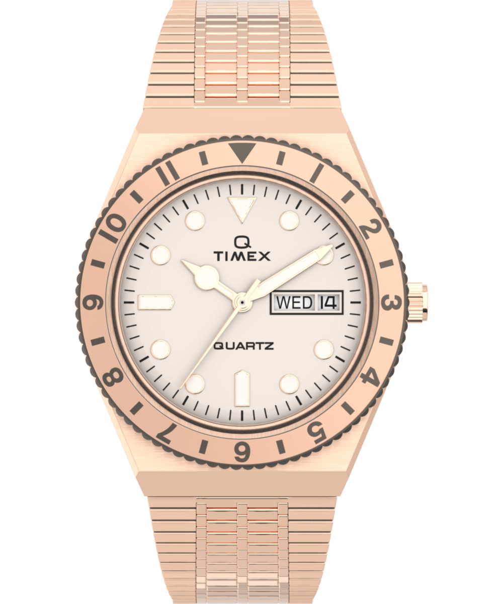 TW2U95700 Reloj Q Timex de dama pulsera de metal 36 mm
