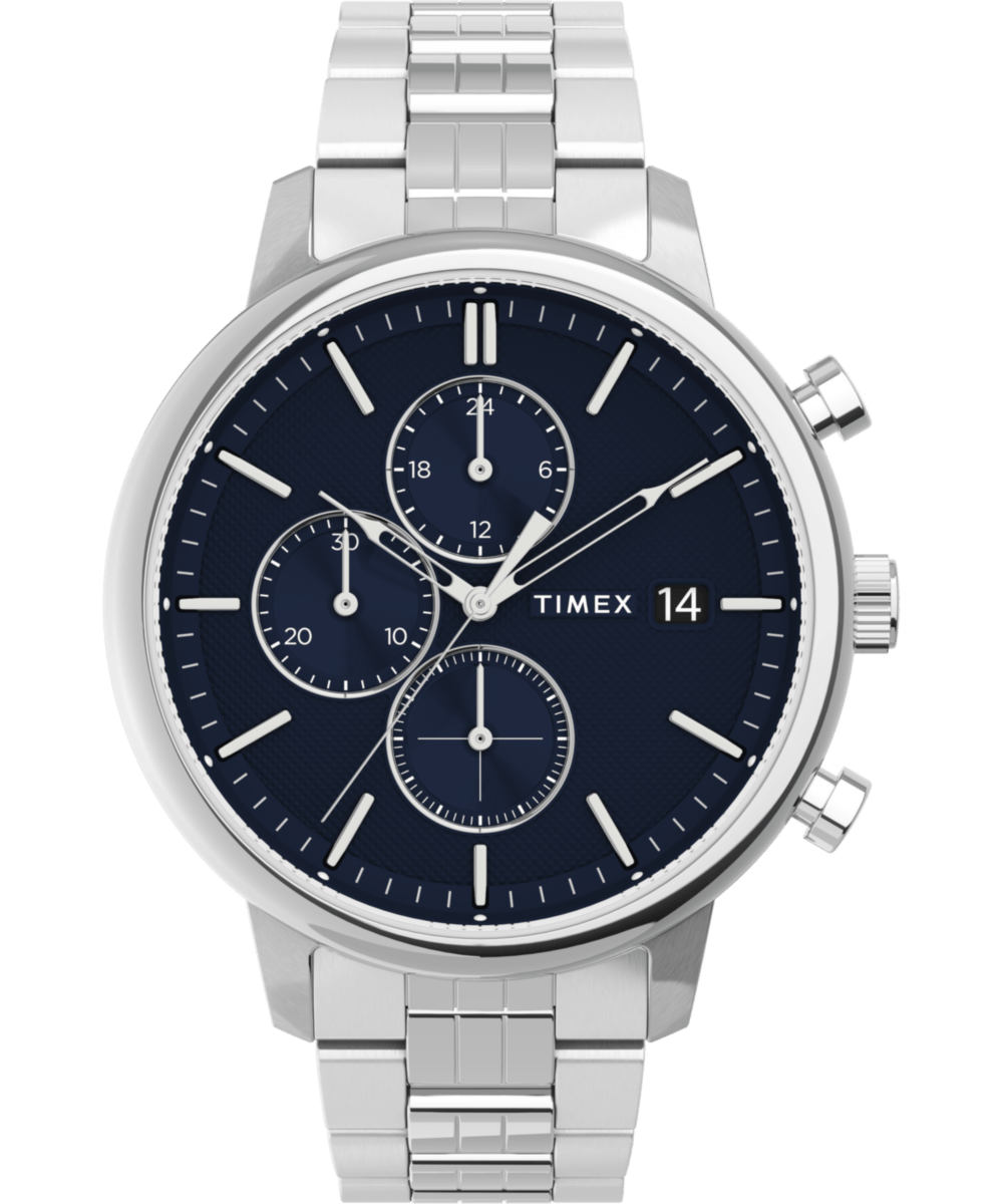 TW2V01700 Reloj Timex Chicago de hombre pulsera de metal 45 mm