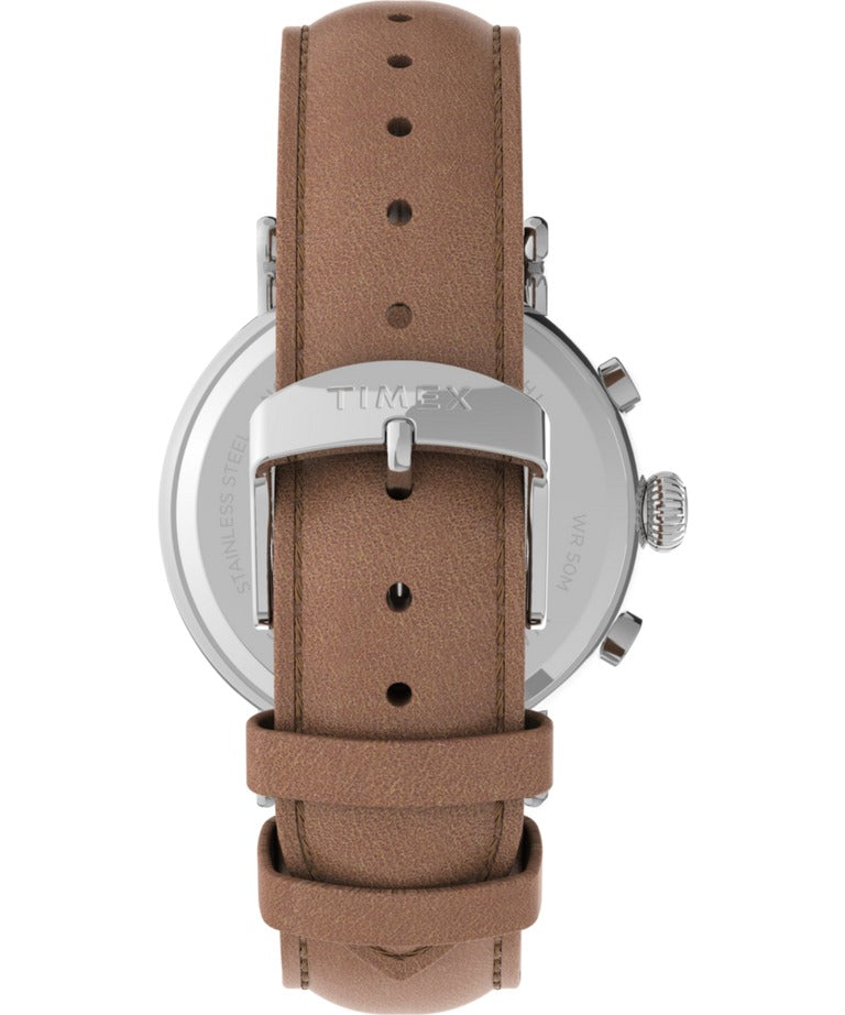 TW2V27500 Reloj Timex Standard Chronograph para hombre banda de piel 41 mm