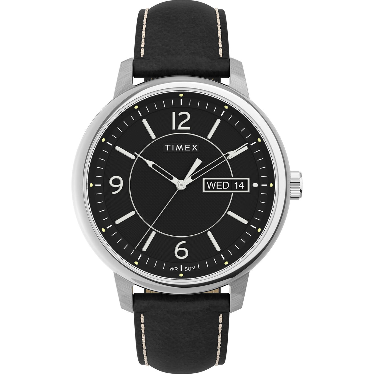 TW2V29200 Reloj Timex Chicago de hombre pulsera de piel 45 mm