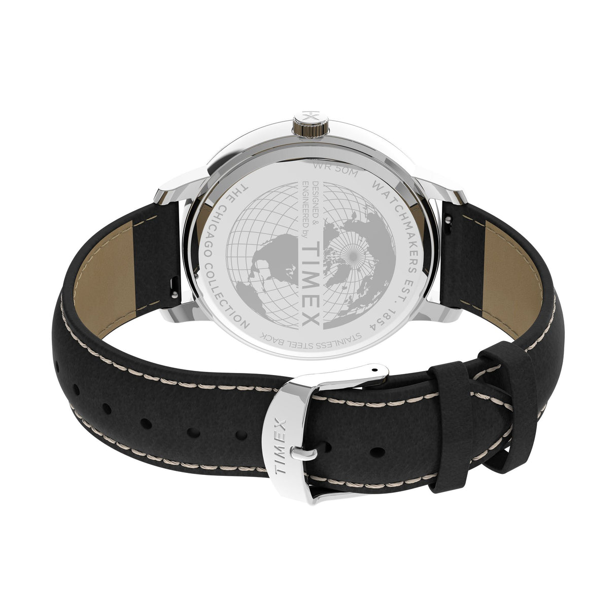 TW2V29200 Reloj Timex Chicago de hombre pulsera de piel 45 mm