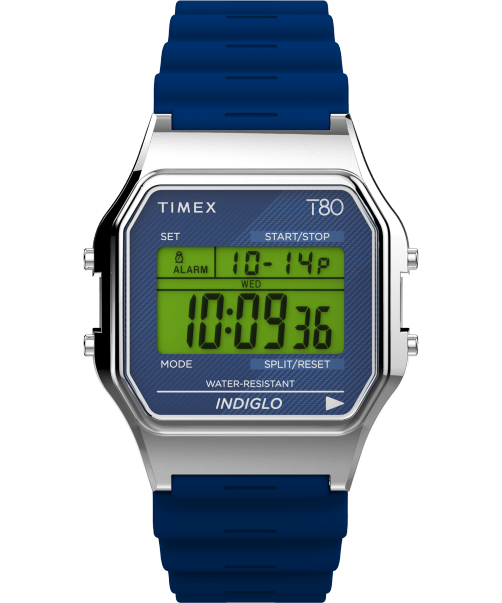 TW2V41200 Reloj Timex T80 unisex correa de resina 34 mm