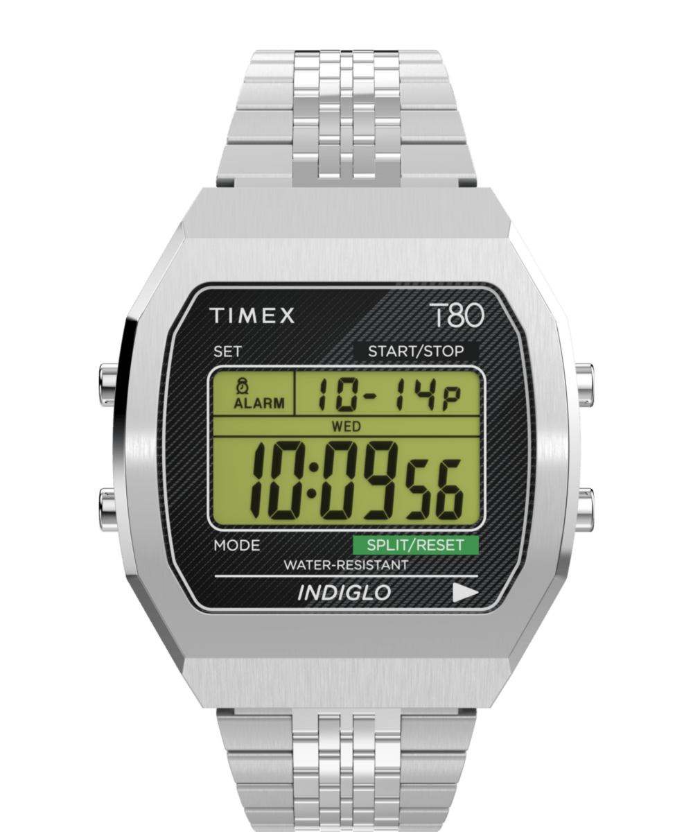 TW2V74200 Reloj Timex T80 unisex correa de metal 36 mm