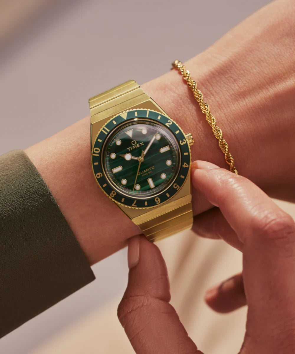 TW2V92200 Reloj Timex Q de mujer correa de metal