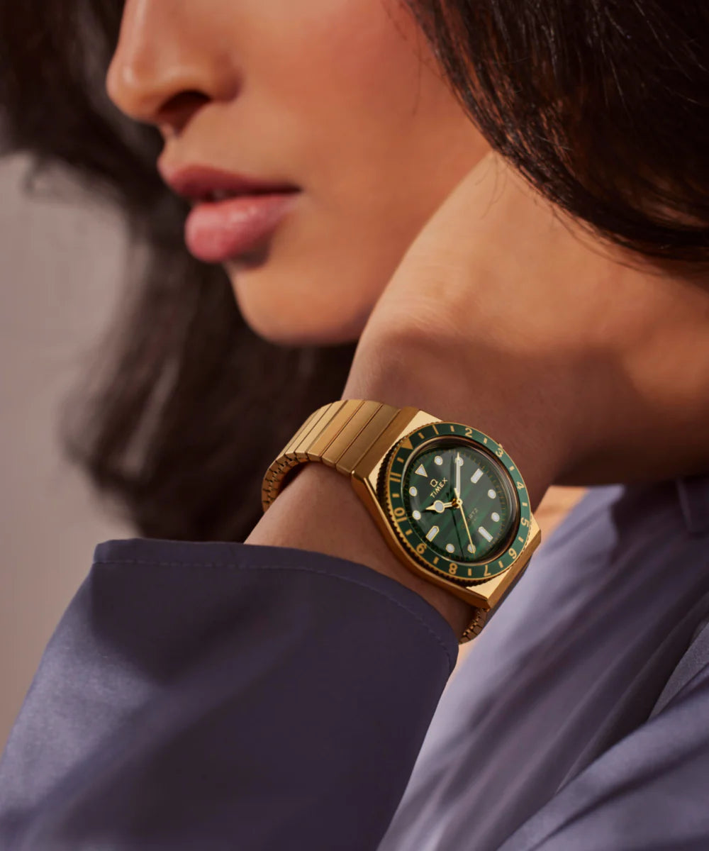 TW2V92200 Reloj Timex Q de mujer correa de metal