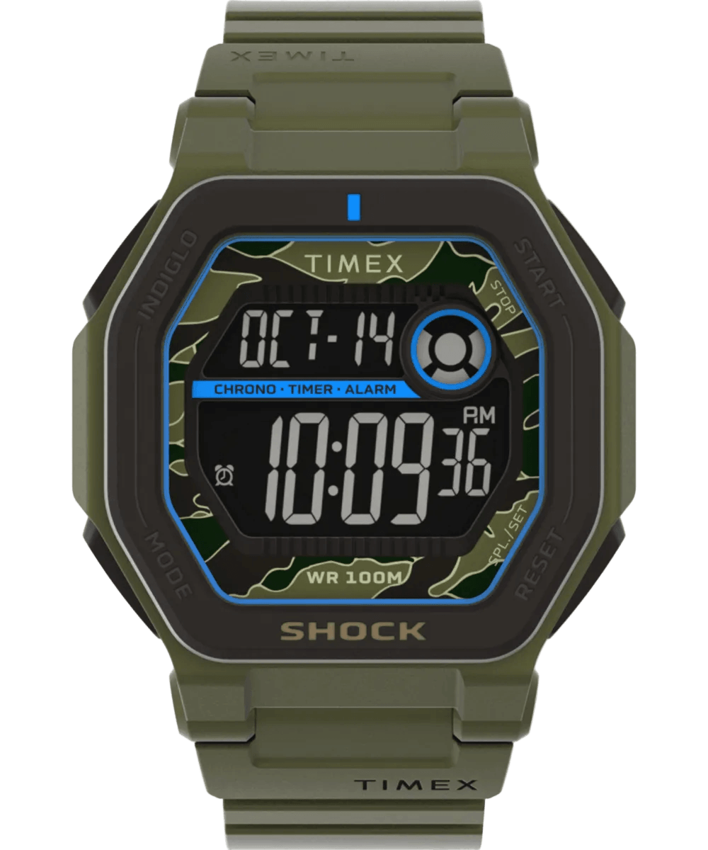 TW2V93700 Reloj Timex Command Encounter de hombre pulsera de caucho 45 mm