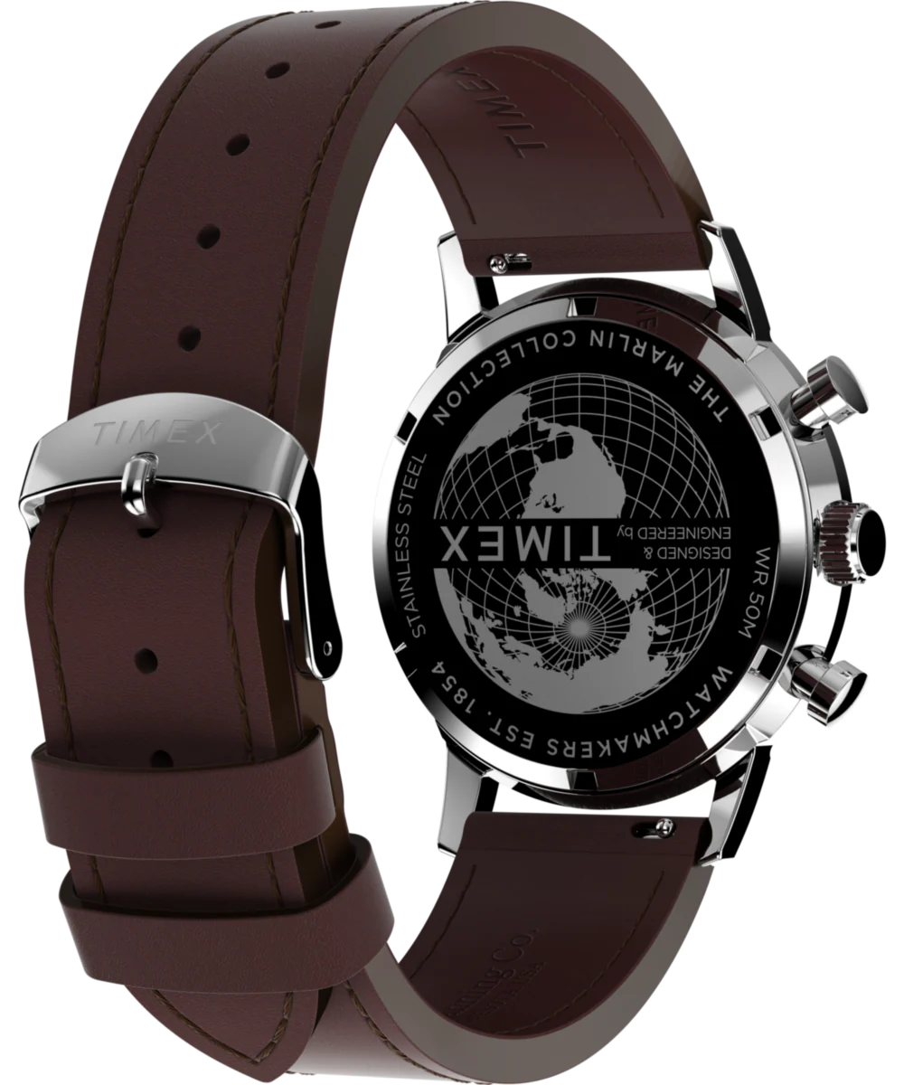 TW2W10200 Timex Marlin reloj de hombre correa de piel