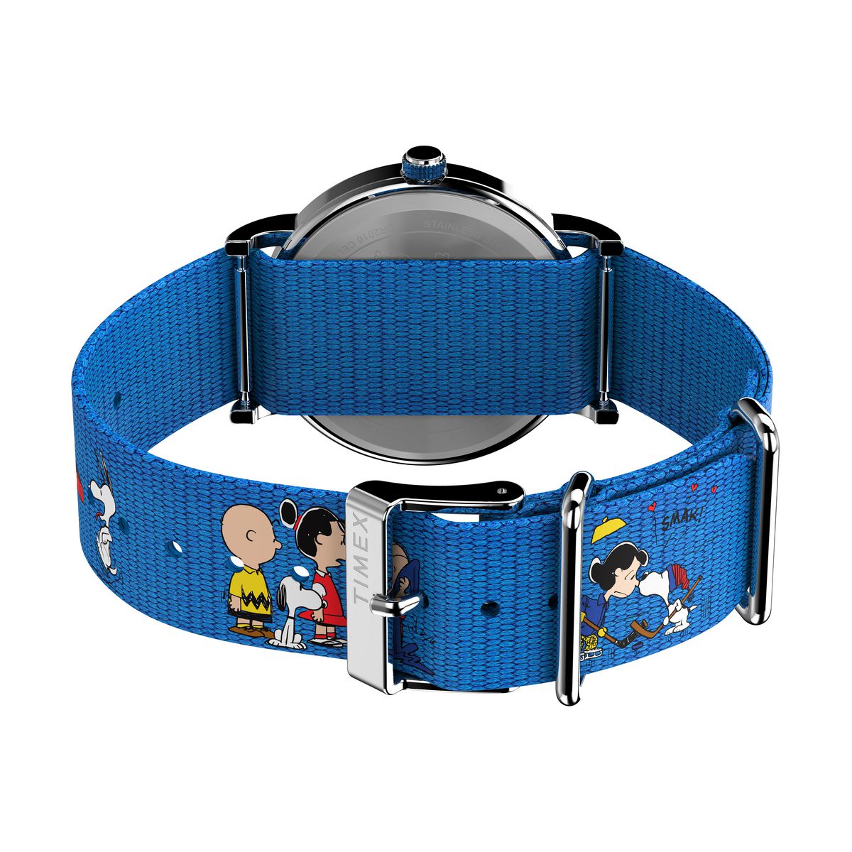 TW2W19400 Reloj Timex Análogo para señorita con Correa de Tela Peanuts Snoopy 38 mm