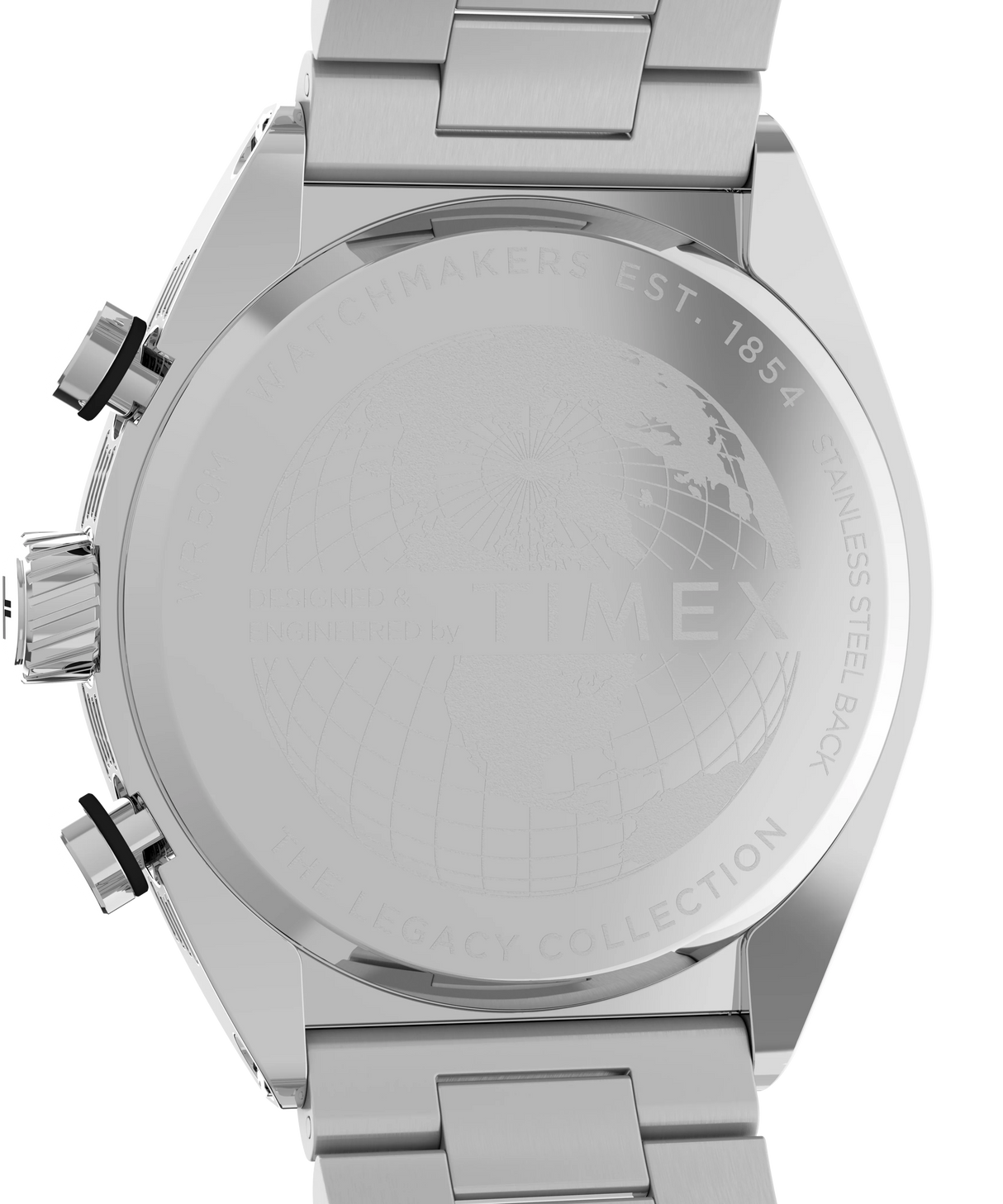 TW2W22200 Reloj Timex Legacy Tonneau de caballero pulsera de acero inoxidable