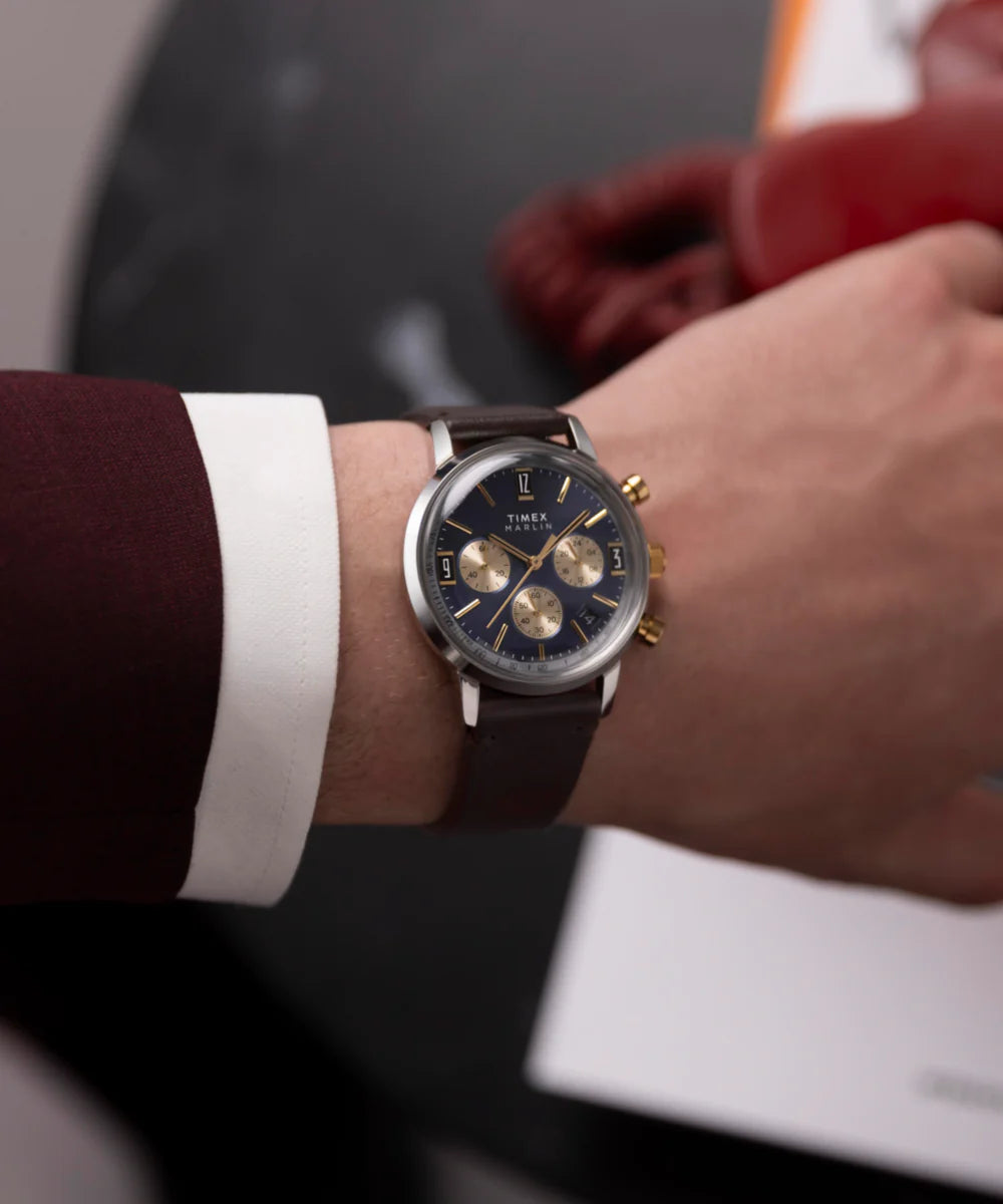 TW2W60400 Reloj Timex Marlin de hombre pulsera de cuero