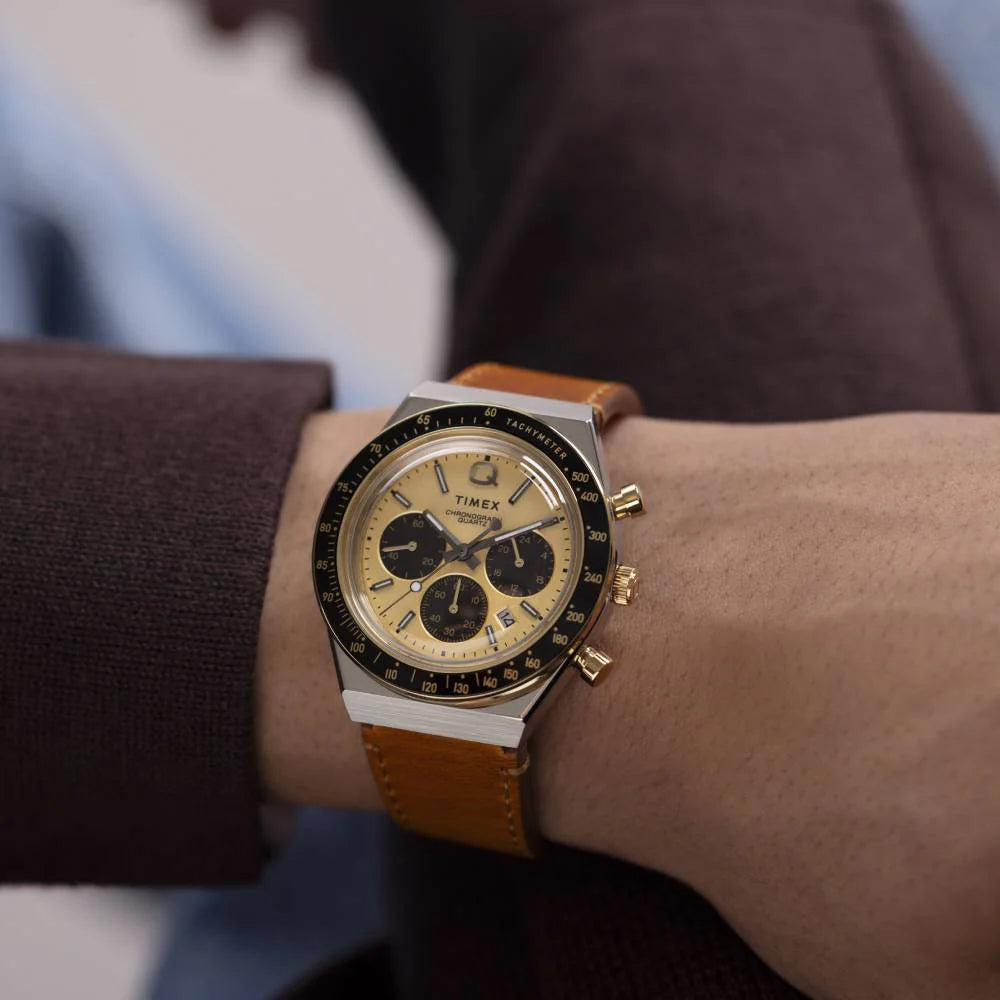 TW2W64400 Reloj Timex Q de hombre pulsera de piel