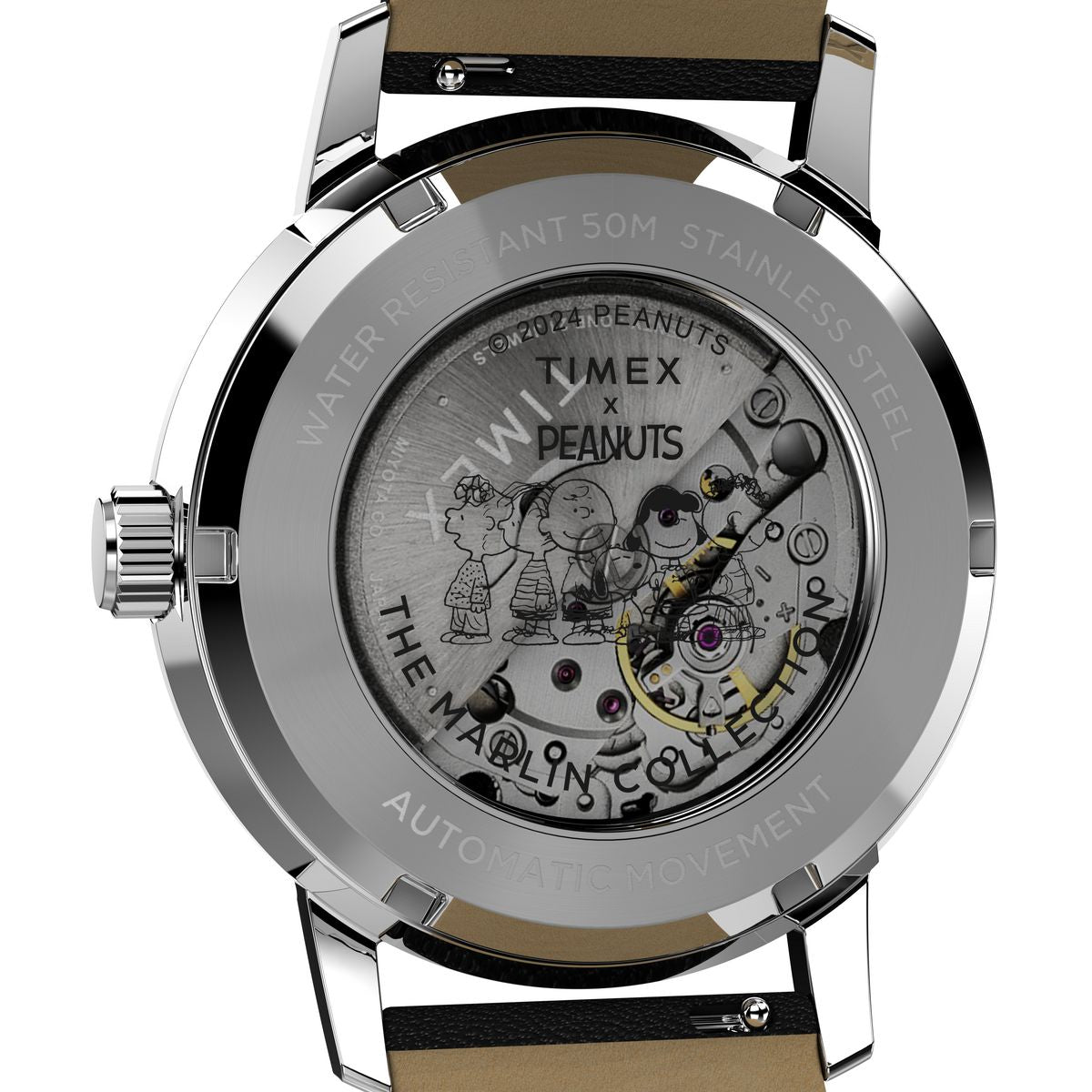 TW2W68800 Reloj Timex Marlin Snoopy de hombre correa de cuero