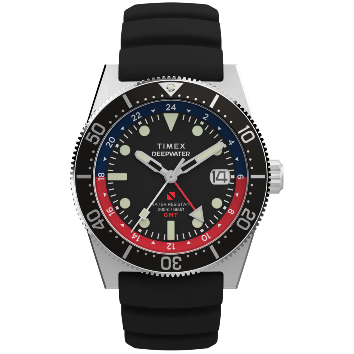 TW2W75000 Reloj Timex Deepwater de hombre pulsera de caucho