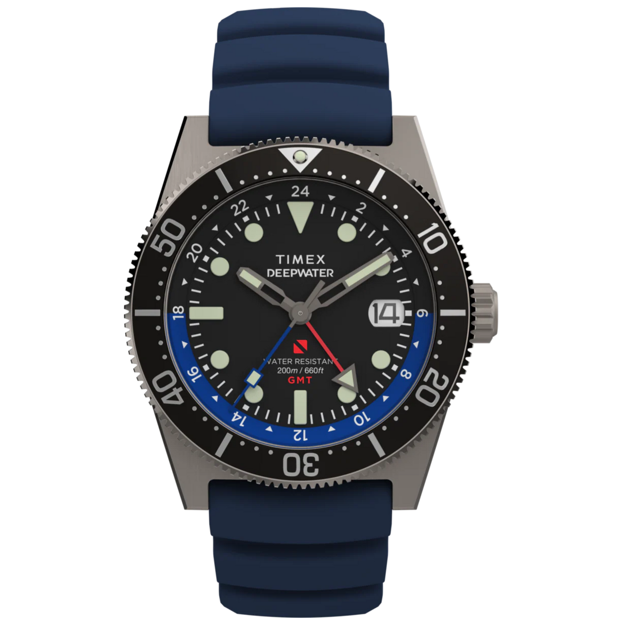 TW2W75100 Timex Deepwater reloj de hombre pulsera de silicona