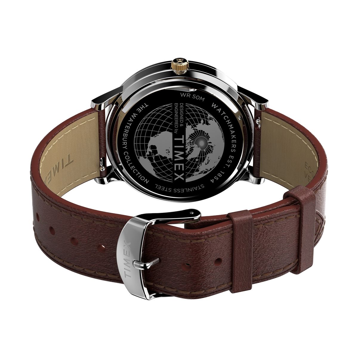 TW2W75600 Reloj Timex Waterbury Classic Moon Phase de hombre correa de cuero