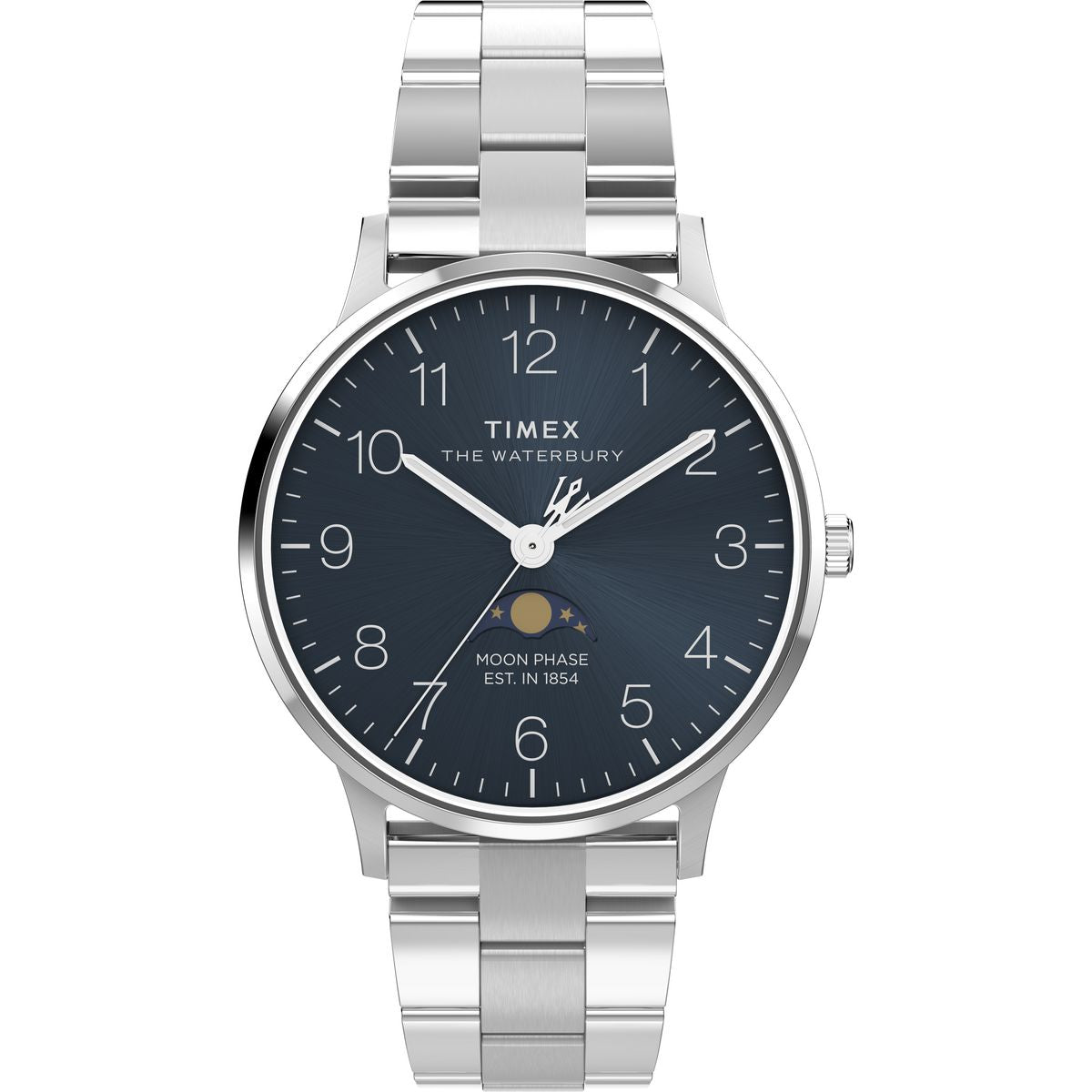 TW2W75700 Reloj Timex Waterbury Classic Moon Phase de hombre correa de metal