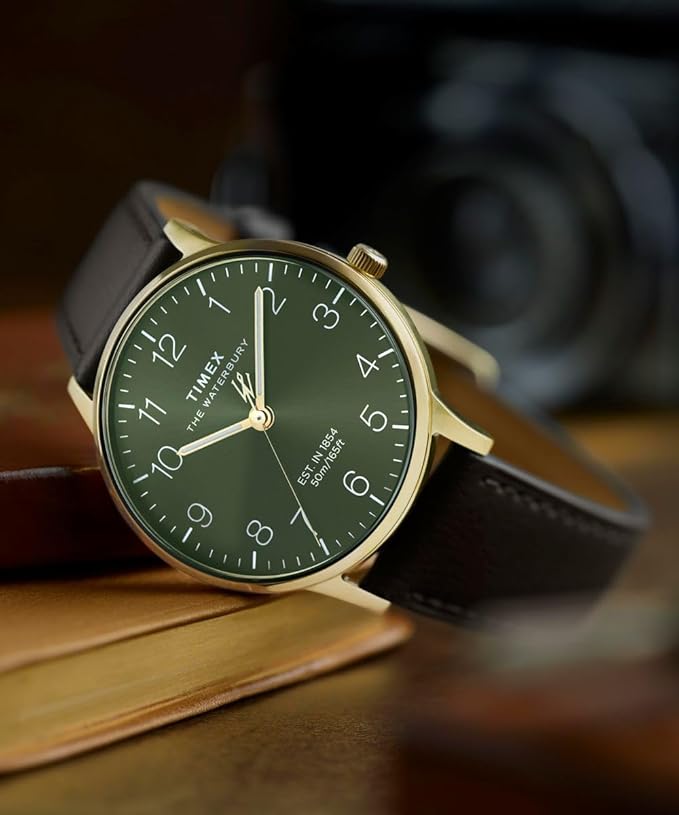 TW2W75900 Reloj Timex Waterbuny de hombre correa de cuero