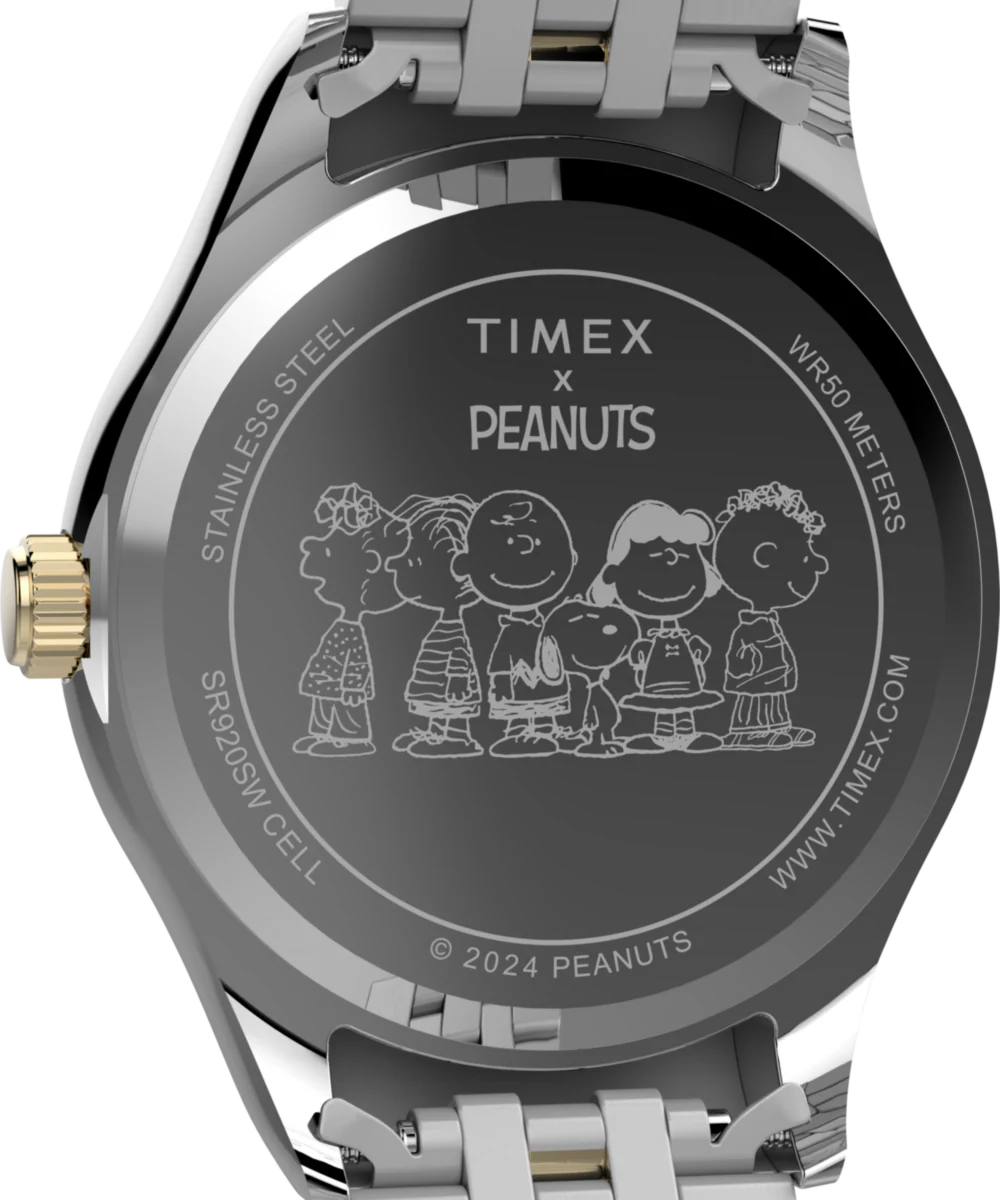 TW2W78800 Reloj Timex de Snoopy para caballero pulsera de metal