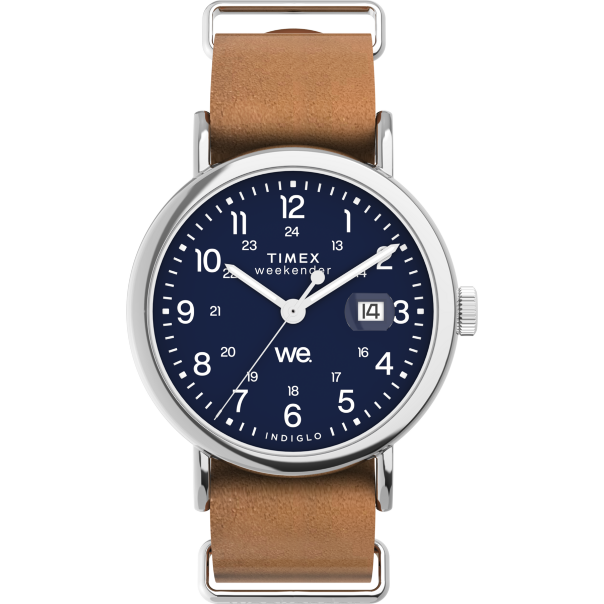TW2W86800 Reloj Timex Weekender unisex banda de piel