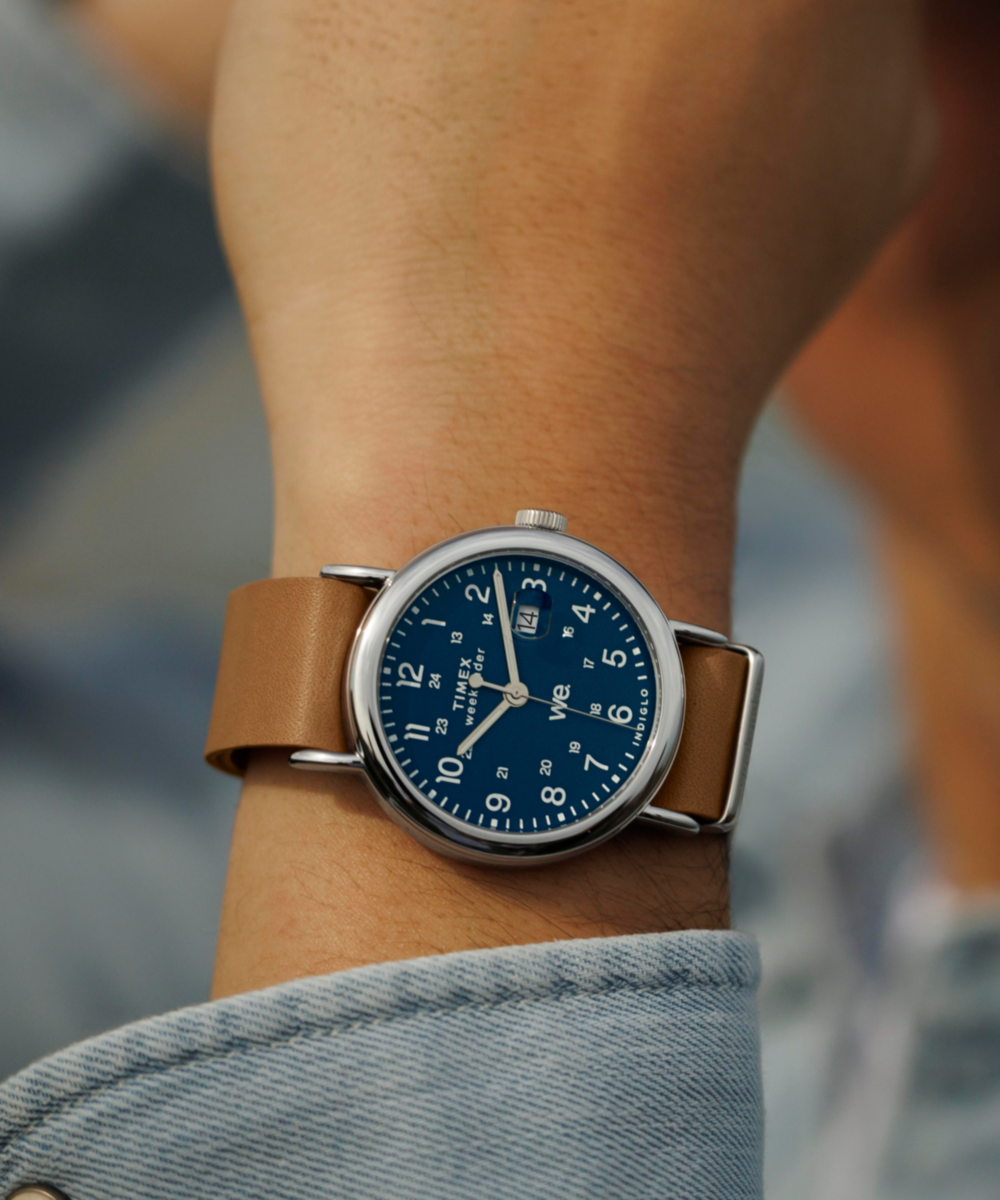 TW2W86800 Reloj Timex Weekender unisex banda de piel