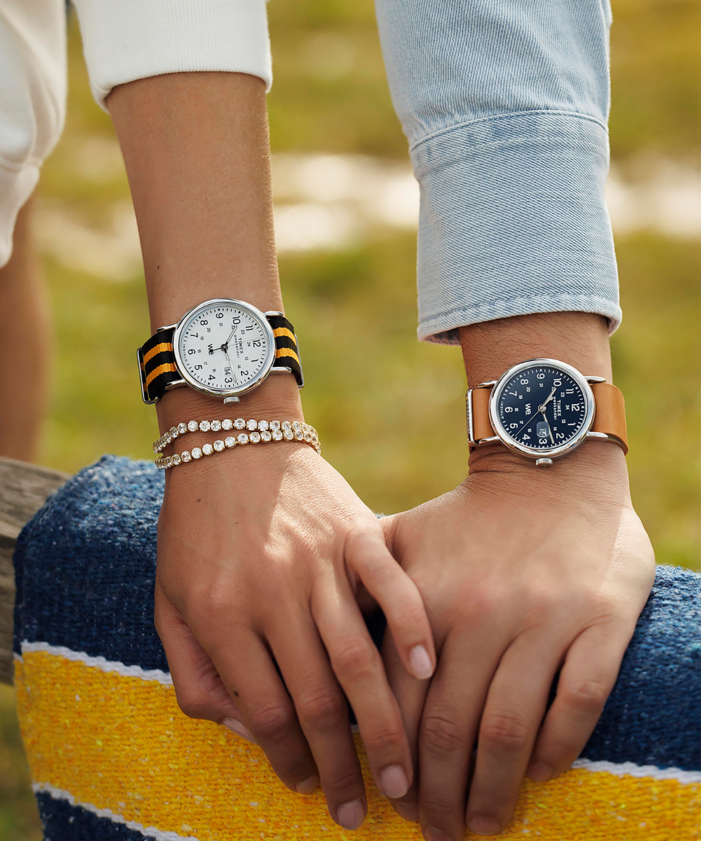 TW2W86800 Reloj Timex Weekender unisex banda de piel