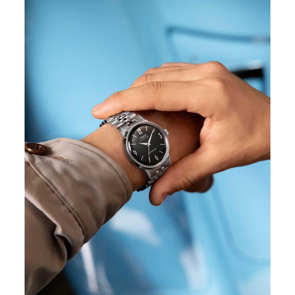 TW2W93200 Reloj Timex Marlin Automático de hombre correa de metal