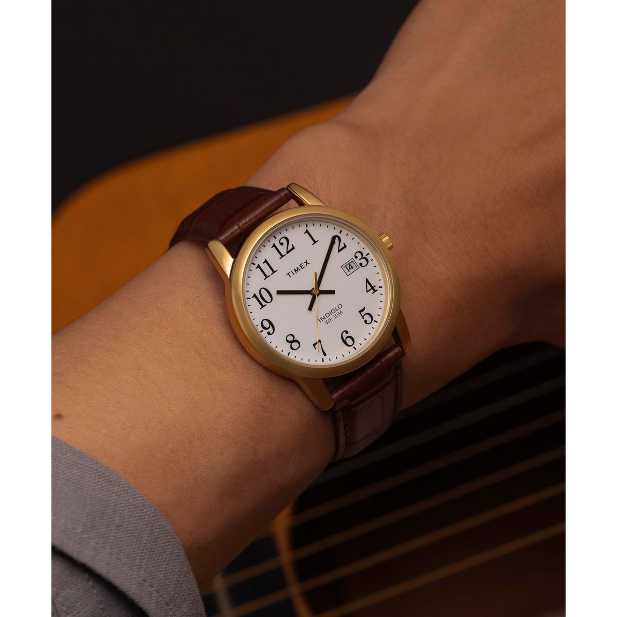 TW2W95500 Reloj Timex Easy Reader de hombre correa de cuero