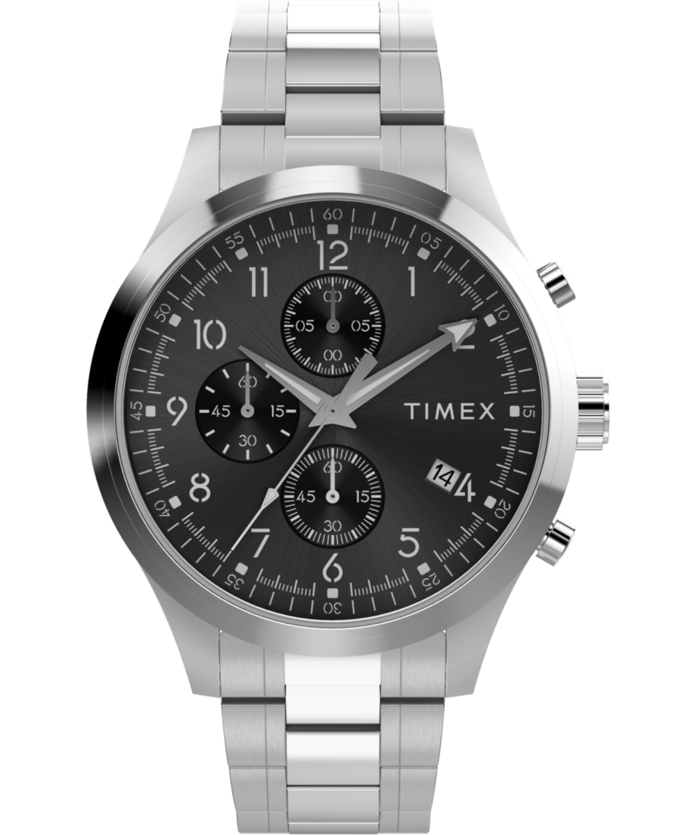 TW2Y01400 Reloj Timex Weston Dress de caballero banda de metal 43 mm