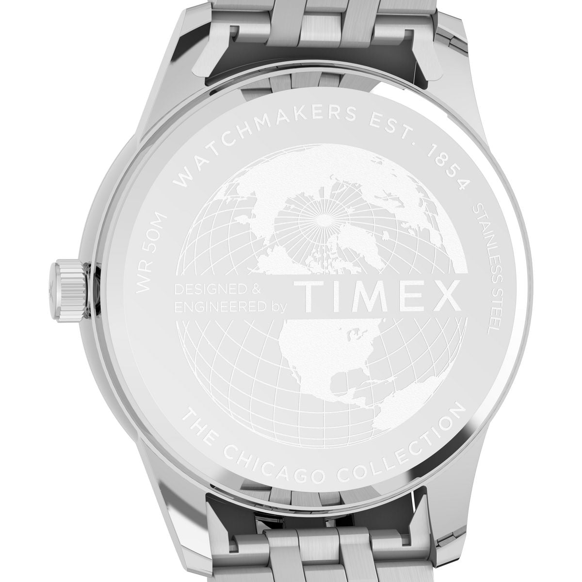 TW2Y21500 Reloj Timex Chicago de hombre correa de metal