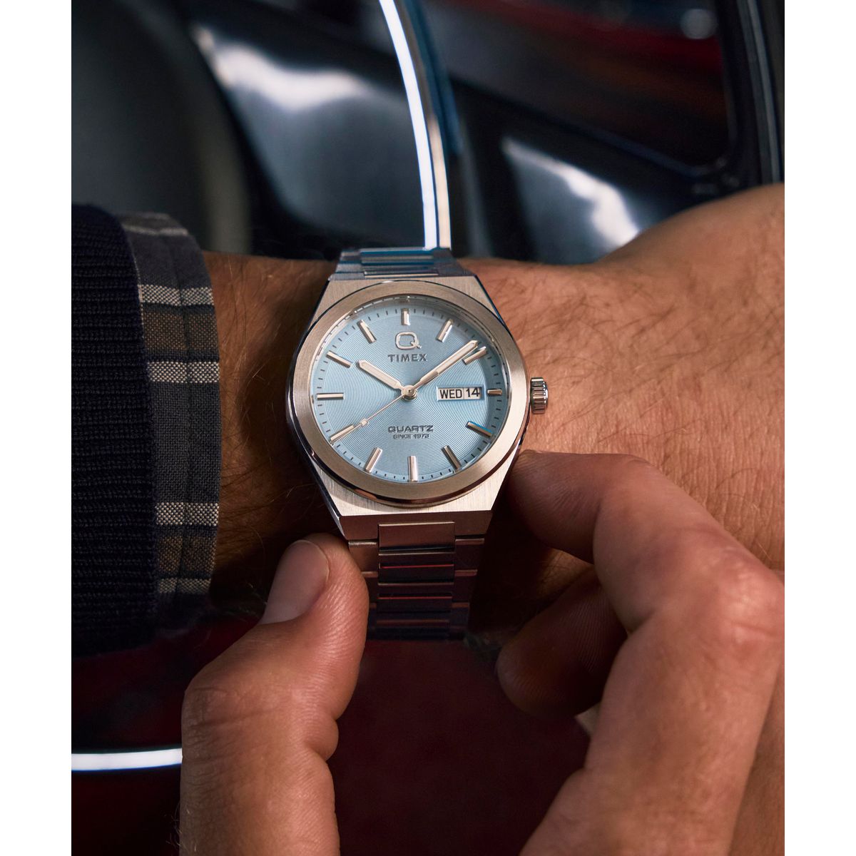 TW2Y35200 Reloj Timex Q Continental de hombre correa de metal