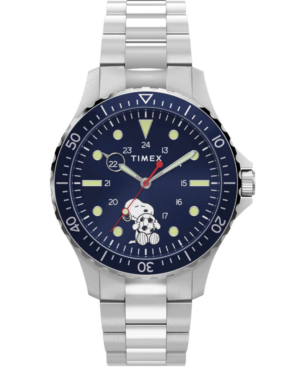 TW2Y53900 Reloj Timex Snoopy Soccer de hombre correa de metal