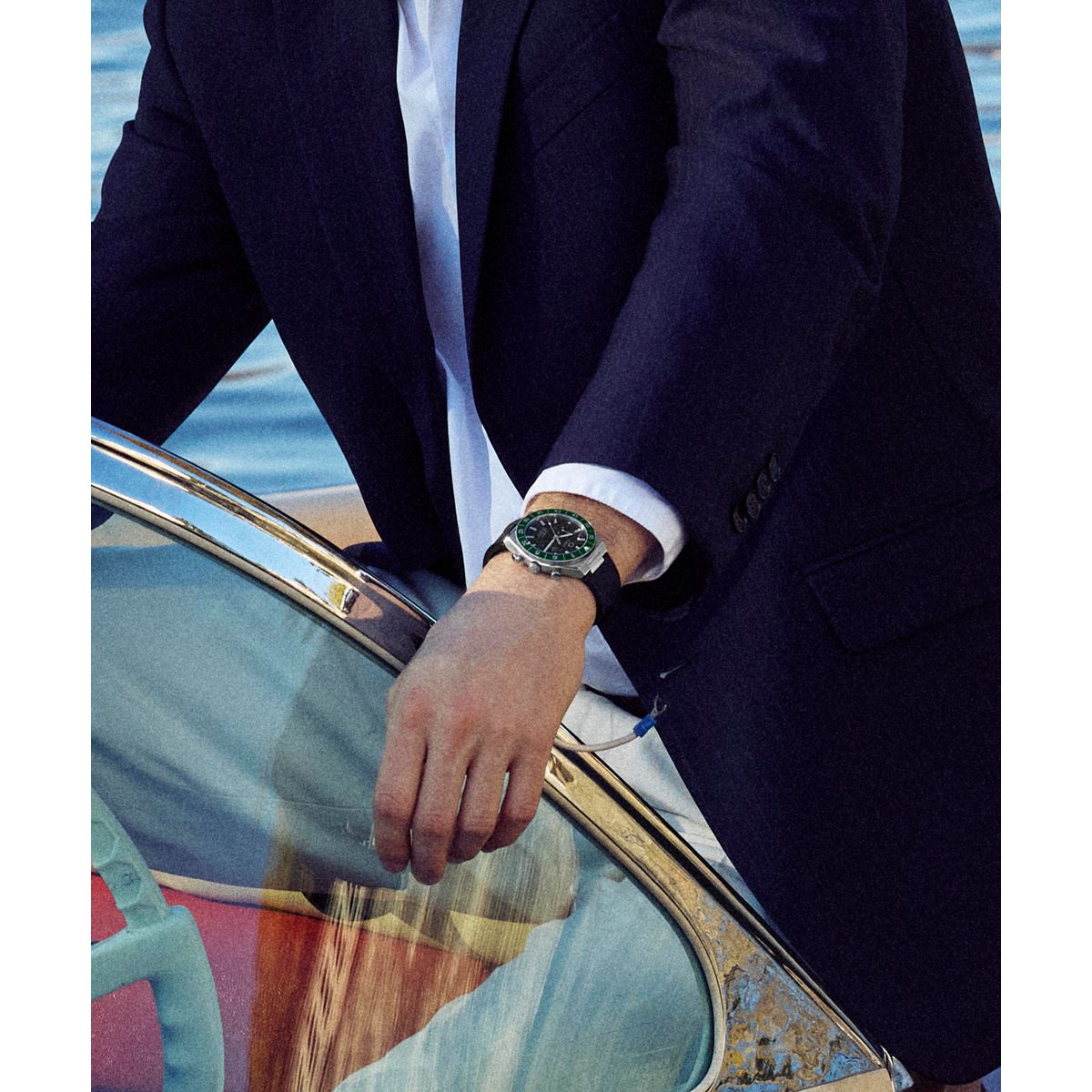 TW2Y56100 Reloj Timex Q Continental de hombre correa de resina