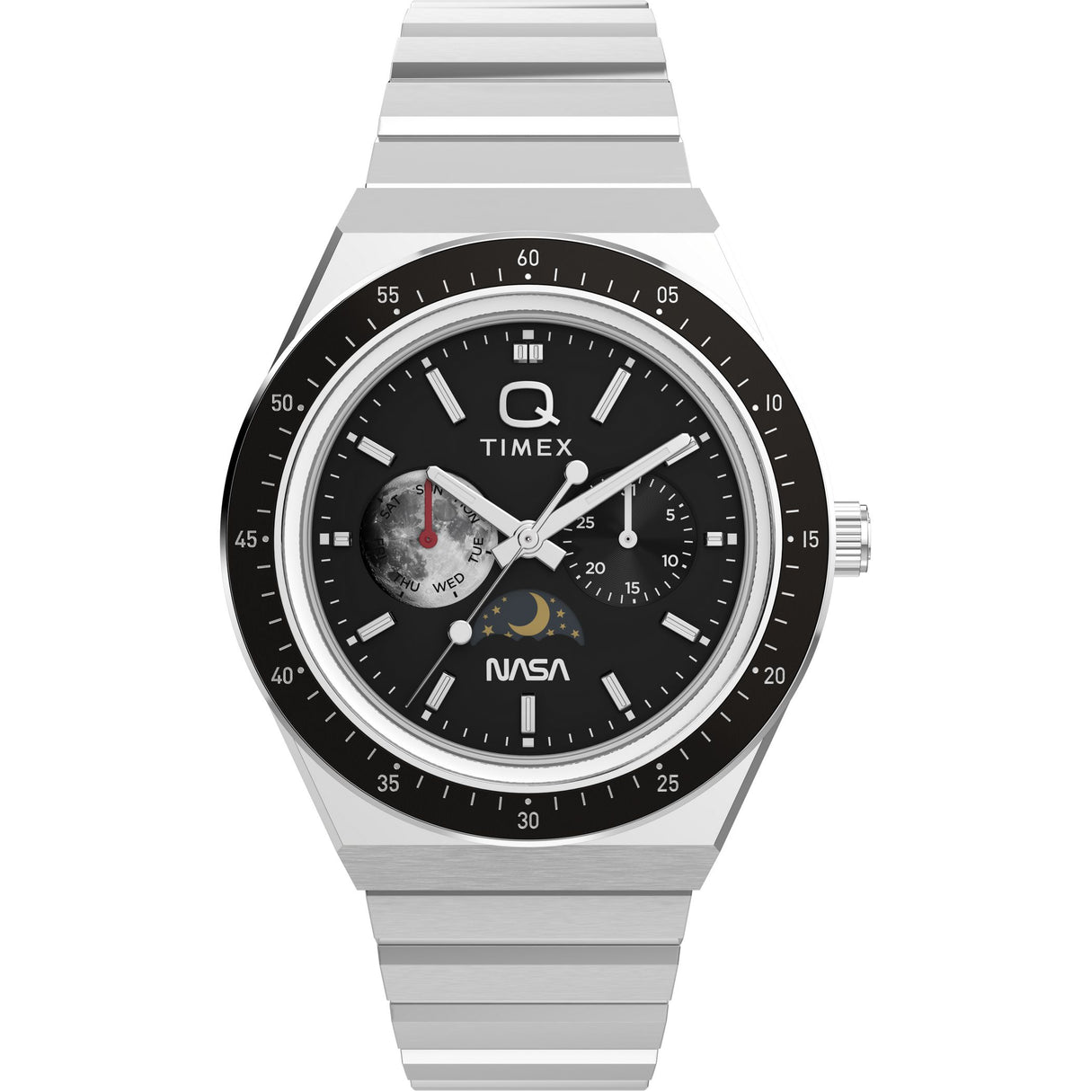 TW2Y56700 Reloj Timex Q NASA de hombre correa de metal