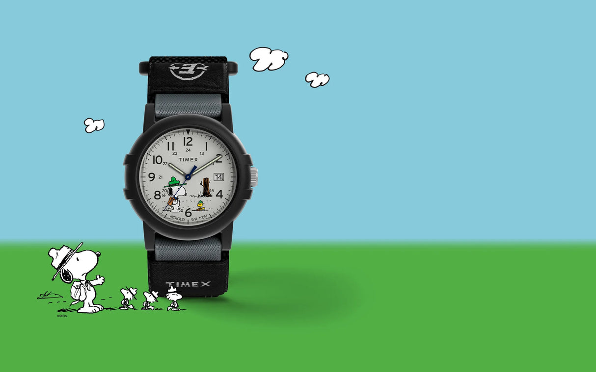 TW4B29100 Timex Expedition x Snoopy de hombre pulsera de tela