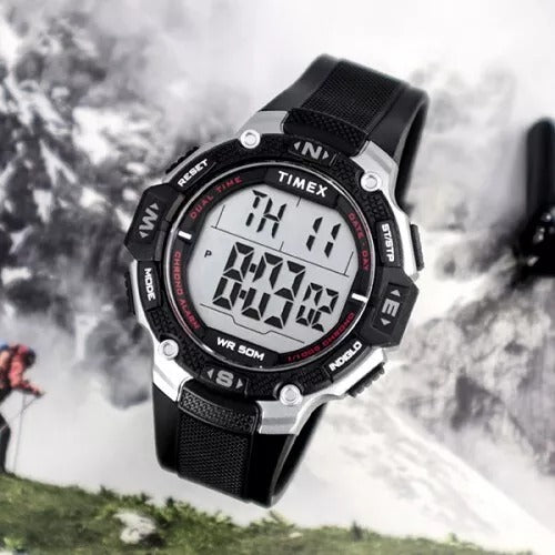 TW5M41200 Reloj Timex Digital para Caballero con Correa de Resina