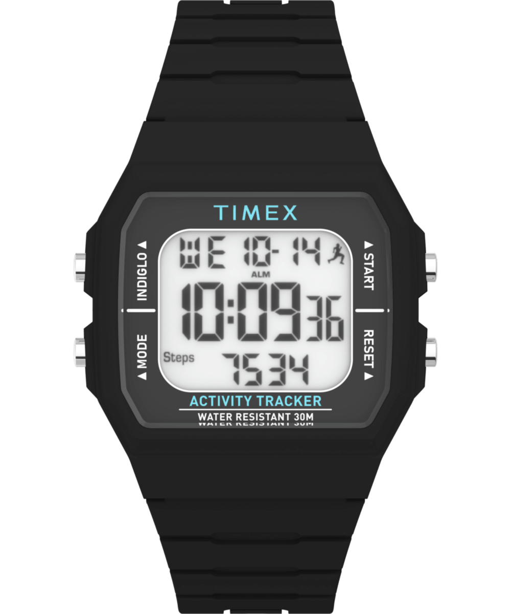 TW5M55600 Timex Step & Activity reloj para hombre pulsera de caucho