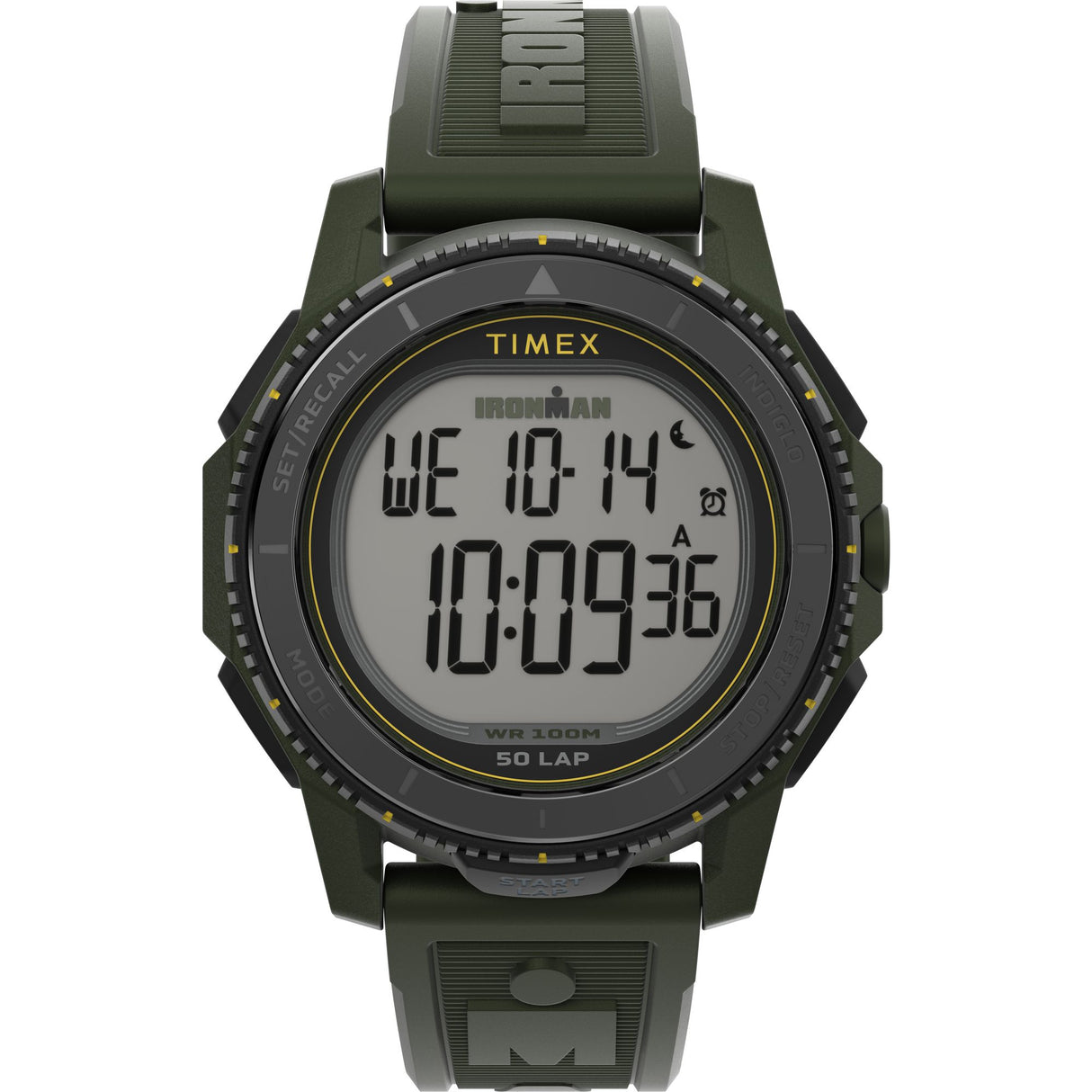 TW5M58000 Reloj Timex Ironman Digital Adrenaline de hombre pulsera de caucho 46 mm