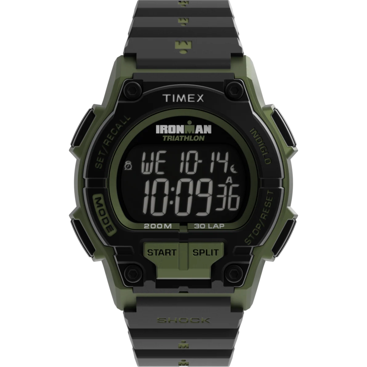 TW5M64900 Reloj Timex Ironman Shock Endure de hombre pulsera de caucho 42 mm