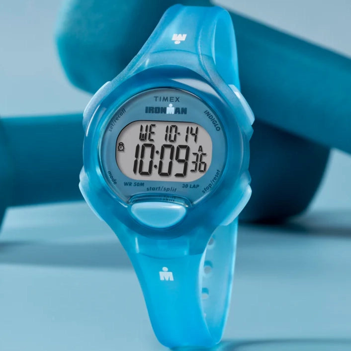 TW5M65800 Reloj Timex Ironman de dama pulsera de caucho 34 mm